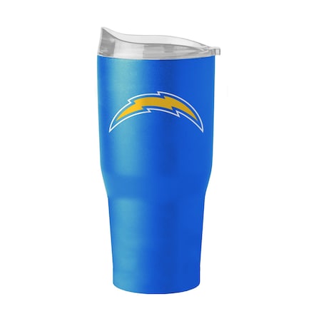 Logo Brands LA Chargers 30oz Flipside Powder Coat Tumbler 626-S30PT-34